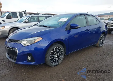 2016 Toyota Corolla S Plus from USA, damaged, VIN 2T1BURHE2GC647713